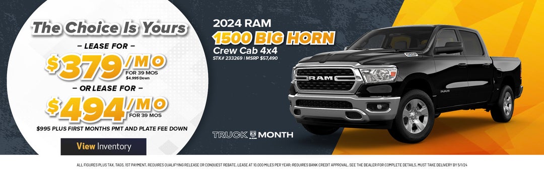 2024 RAM 1500 Big Horn Crew Cab 4x4
