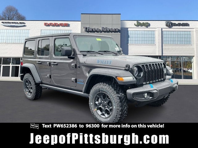 2022 Jeep Wrangler 4xe for sale Pittsburgh PA | Jeep Wrangler 4xe Near Me |  Three Rivers